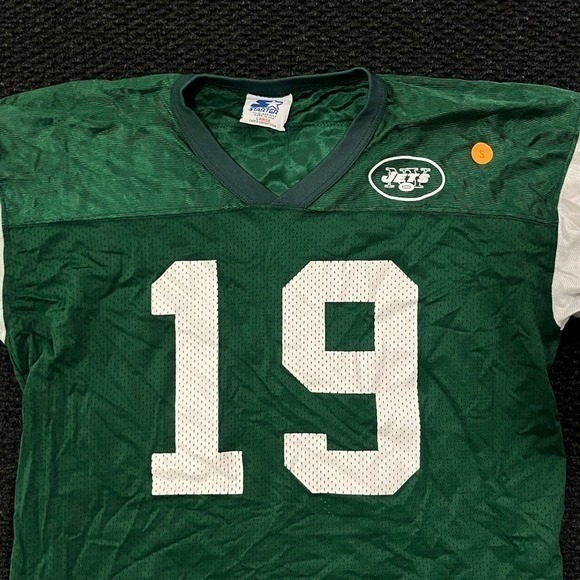 Starter New York Jets Keyshawn Johnson 19 Jersey Green Youth Large 14-16 Vintage - Picture 2 of 7